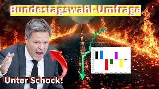 Umfrage Grüne KATASTROPHAL Habeck RASTEST AUS [upl. by Galliett]