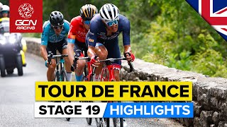 Attack Or Be Attacked  Tour De France 2022 Stage 19 Highlights [upl. by Hyacinth]