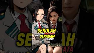 3 Sekolah Yang Menggunakan Seragam Anime shorts [upl. by Ahsiuq]