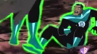 Static Shock Static vs Green Lanturn and Green Lanturn vs Sinestro In quotFallen Heroquot [upl. by Eirovi]