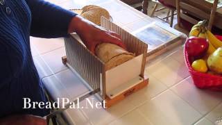 How to Slice Bread With The Bread Pal Bread Slicing Guide [upl. by Assanav]