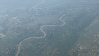 Scenic landing at Silchar Airport Assam North East India [upl. by Hilarius25]