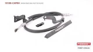 10100CAPRH PARKING BRAKE CABLE RIGHT FOR HOLDEN [upl. by Kucik746]