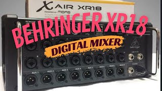 Behringer XR18 Digital Mixer  X Air Digital Mixer Review [upl. by Trillby]