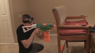 NERF WAR Basement Game [upl. by Krug]