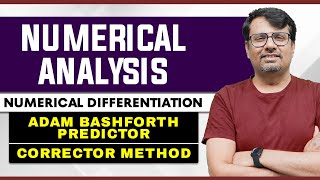 Adam Bashforth Predictor And Corrector Method  Solution Of ODE By NA [upl. by Fraase]