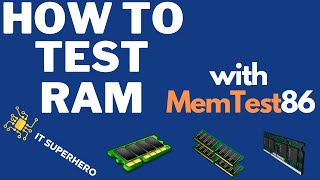 How to do a memtest on your computer Testing Computer Memory with Memtest86 [upl. by Iggam]