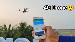 Unlimited Drone Range Part 2  4G LTE Drone  NodeMcu [upl. by Tamarah]