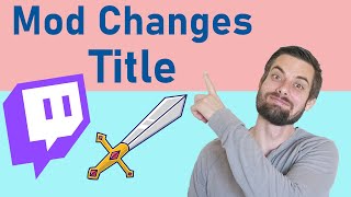 How To Change Twitch Stream Title As A Mod [upl. by Larissa]