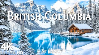 Winter British Columbia 4K Ultra HD • Stunning Footage Scenic Relaxation Film with Calming Music [upl. by Brinkema]