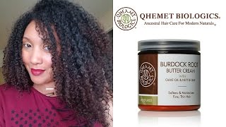 Qhemet Biologics Burdock Root Butter Cream  Ashkins Curls [upl. by Barcellona]