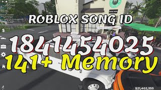 141 Memory Roblox Song IDsCodes [upl. by Ottillia931]