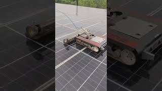 Solar Panel Cleaning Machine Live 9 pv solar energy panel cleaning [upl. by Asssilem]