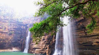 Lakhaniya Dari  Waterfalls ⛰️ [upl. by Dorcas]