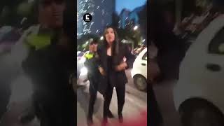 Conductor invade carril del Metrobús y se pone agresivo acaba detenido [upl. by Nyvets304]