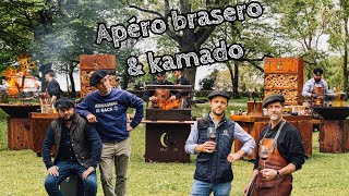 Apéro brasero amp kamado 🔥🦐🍽️🥩🍷 Gueuleton [upl. by Benildas]