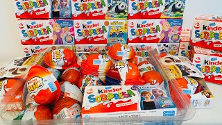 Compilation Kinder Surprise ASMR Unboxing [upl. by Neram]