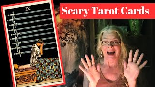 9 of Swords 🌟 Tarot Cards that Scare Us [upl. by Nairam]