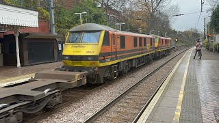 Freightliner 90s on DIVERSION via Hampstead [upl. by Yerffoej121]