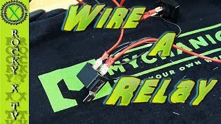 How To Wire a 4 or 5 Pin Relay [upl. by Radek]