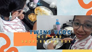 My Twins Lunch and ShortBreak BoxPart31anitakanti7722 [upl. by Wallraff]