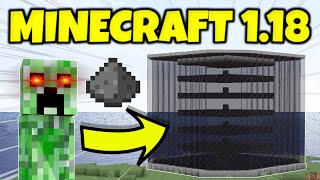 Minecraft 118 Creeper Gunpowder Farm  1500 Per Hour [upl. by Aivle]