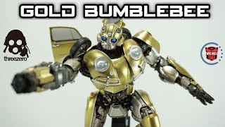 ThreeZero Transformers DLX Bumblebee Movie Bumblebee Gold Edition [upl. by Haila]