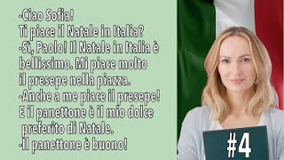 Improve Your ITALIAN with Real Conversations about FESTIVITIES  Italian Listening Practice 4 [upl. by Hrutkay]