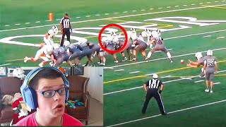 Reacting To My High School Football Highlights [upl. by Thacker]