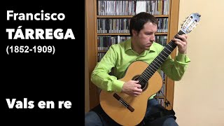 Vals en re  Francisco Tárrega José Manuel Velasco Martín Guitarra [upl. by Seigel]