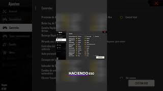 FREE FIRE¡Mejora tu PUNTERIA con este secreto de configuración freefir freefireshortssuscribete [upl. by Ahtera56]