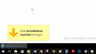 GoToWebinar First Time Join  Windows 10 [upl. by Anemix]