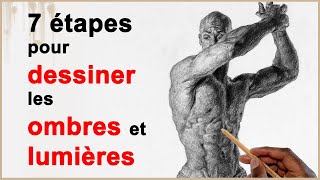 7 étapes pour dessiner les ombres et lumières [upl. by Elbart809]