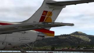 Rotate MD80 Procedures part 1 LESOLEMD Cockpit Preparation and Engine Start [upl. by Spring]