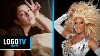 RuPaul amp Lohanthony Are Fluent In Shade  Drag Race Interview  Logo TV [upl. by Laise]