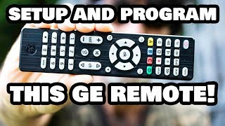 Programming Your GE Universal Remote Control to ANY Device [upl. by Whittaker101]