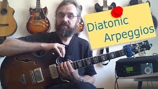 Diatonic Arpeggios  How to use and practice them [upl. by Lleryd832]