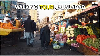 Walking tour Jalalabad City  Nangarhar Province  Afghanistan  4K [upl. by Forkey]