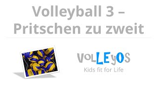 Volleyball  Pritschen zu zweit [upl. by Haimerej342]