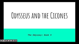 Odysseus and the Cicones Google Slides [upl. by Aisylla458]