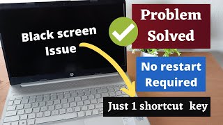 black screen issue in laptop  laptop black screen problem  laptop black screen fix problem solved [upl. by Luciana]