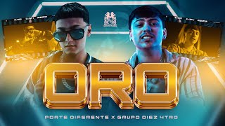 Porte Diferente x Grupo Diez 4tro  Oro Official Video [upl. by Lienad]