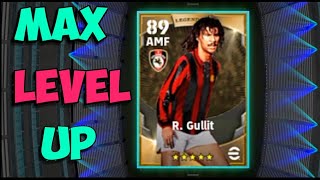 R GULLIT MAX LEVEL UP pes 2022 efootball how much trainers point use   player proggration 🔥🔥 [upl. by Aeduj]