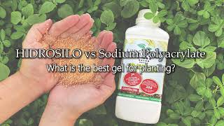 Potassium Polyacrylate HIDROSILO vs Sodium Polyacrylate  Stability to sunlight  Planting gel [upl. by Nedrah]