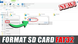 How to Format SD Card to fat32 on Windows PCComputer [upl. by Cuda]