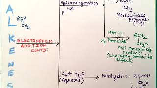 Alkene Properties Part 2  easy and fun😊 in Hindi [upl. by Nalniuq83]