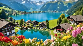 Walenstadt Switzerland 🇨🇭Peaceful Walking in Charming Old Town SWITZERLAND [upl. by Oaht42]