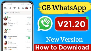 Whatsapp GB New Version Download 2024 GB Whatsapp New Version Kaise Download Karen [upl. by Ahsienauq694]