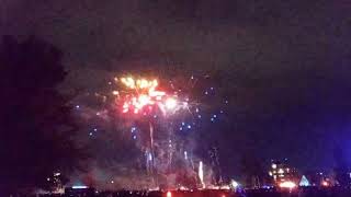 Fireworks In Central Park Burnaby BC Canada Part 1 [upl. by Ulick]