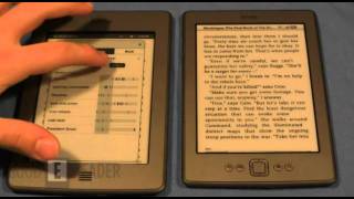 Amazon Kindle Touch VS Kindle 4th Generation [upl. by Nauqyaj]